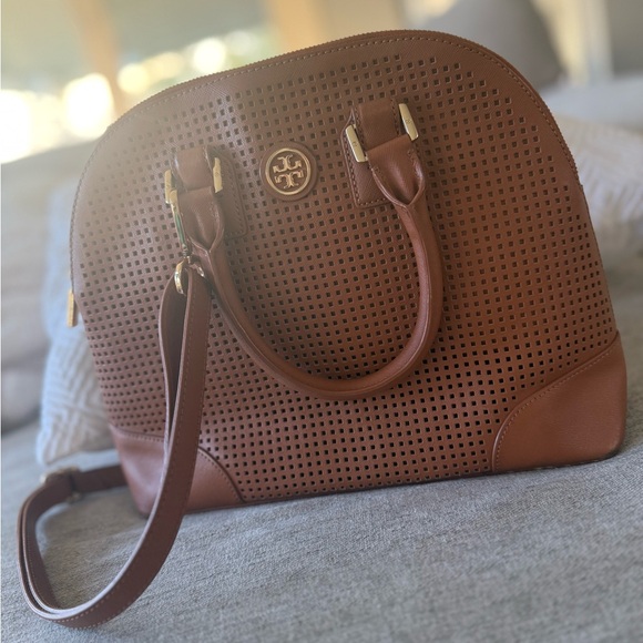 Tory Burch Perforated Tote Bag - Picture 2 of 8